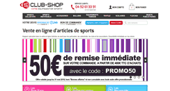 Desktop Screenshot of club-shop.fr
